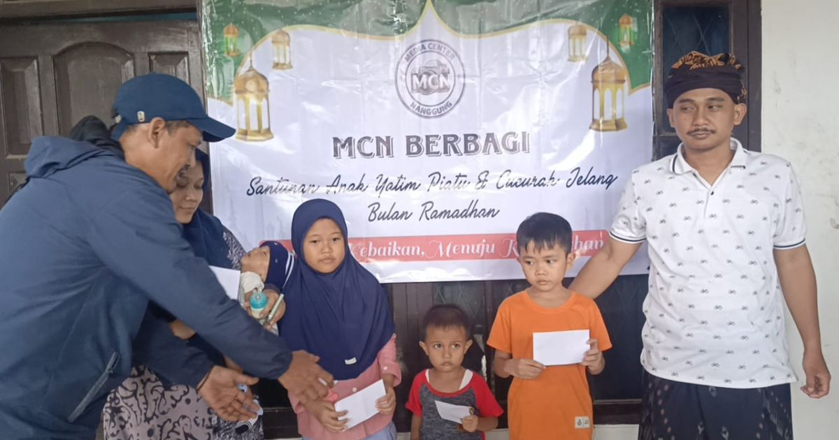Media Center Nanggung (MCN) Gelar Cucurak dan Santunan Yatim, Menjelang Ramadhan 1447 Hijriyah