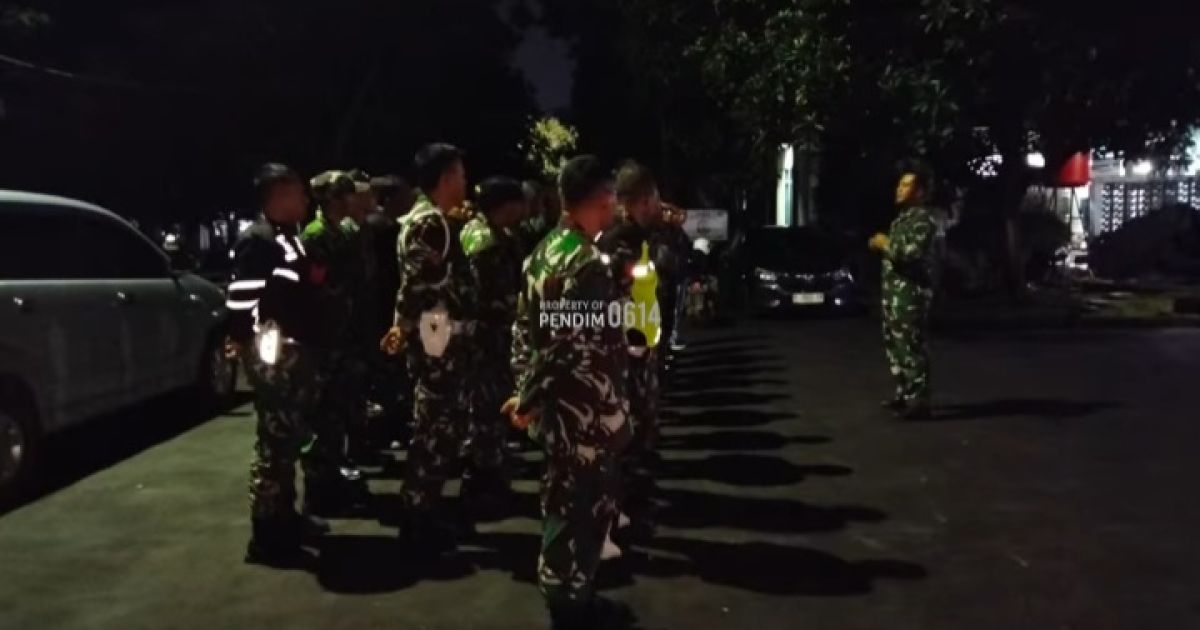 Kodim 0614/Kota Cirebon Amankan Pelaku Balap Liar saat Patroli Ramadhan