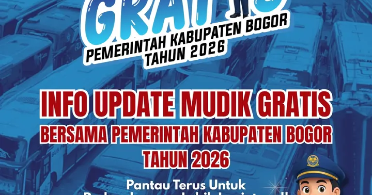 Mudik Gratis Pemkab Bogor 2026 Belum Bisa Diakses, Warga Diminta Tunggu Informasi Resmi
