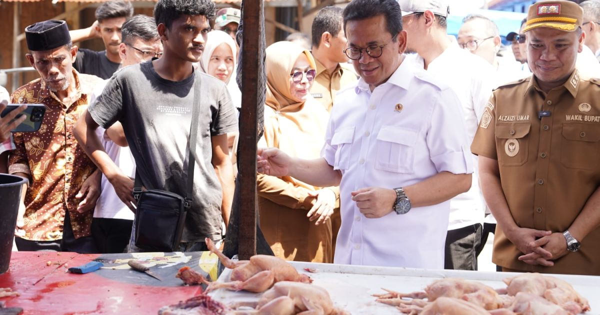 Mendag Budi Santoso Pastikan Perdagangan di Pidie Pulih Pascabanjir, Harga Bapok Stabil