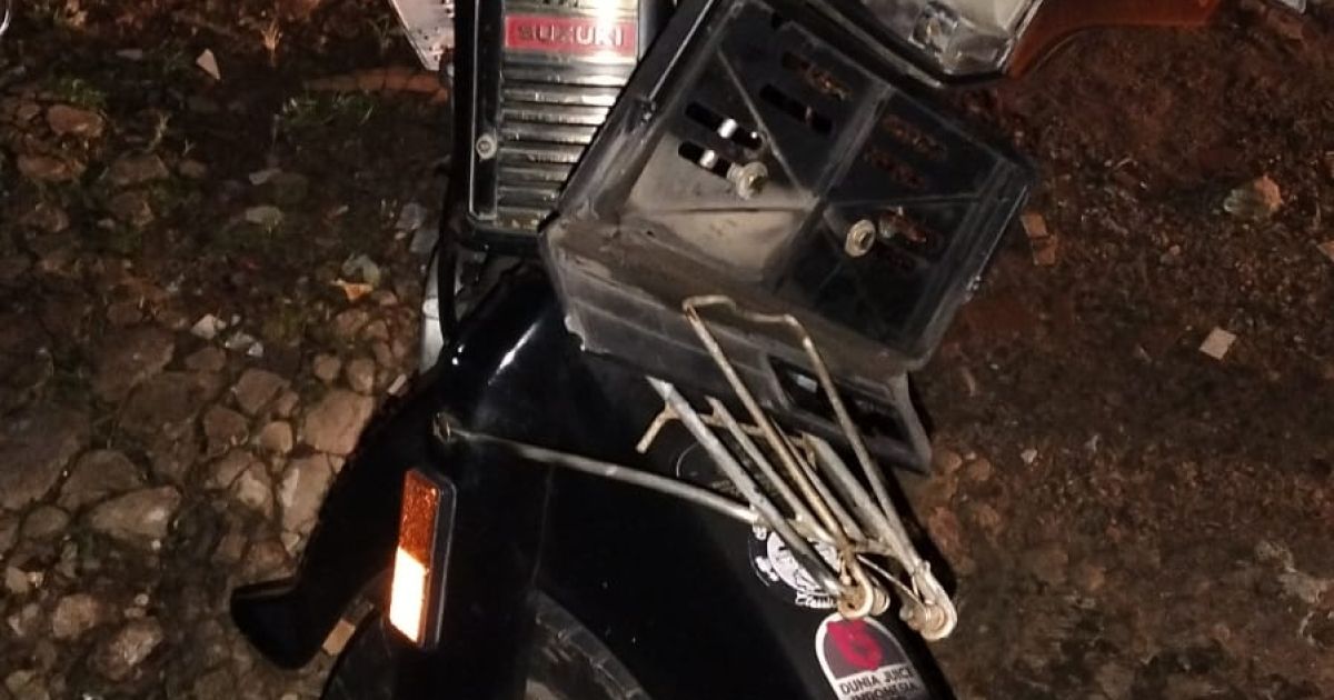 Remaja Terpental di Depan Sekolah, Tabrakan Keras Dua Motor Gegerkan Surade