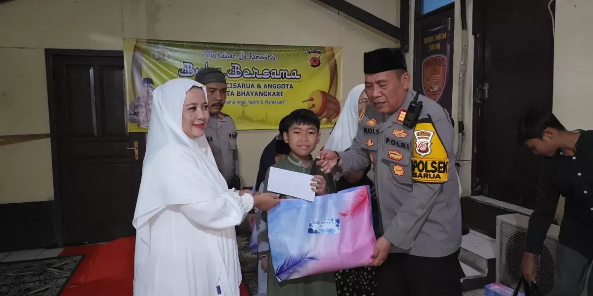 Sinergi Abadi: Polsek Cisarua Gandeng Purnawirawan Wujudkan Kehangatan Ramadan Lewat Santunan Yatim