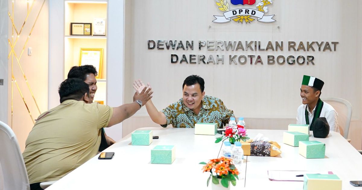 Terima Audiensi, Ketua DPRD Kota Bogor Ajak HMI Bersinergi Bangun Ekonomi Kota.