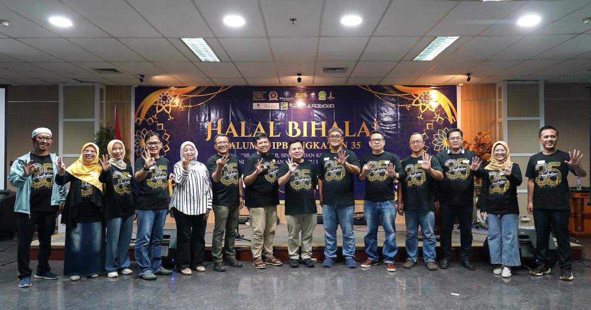 Hadiri Halal Bihalal Alumni IPB 35, Ketua DPRD Bogor Apresiasi Peluncuran Yayasan