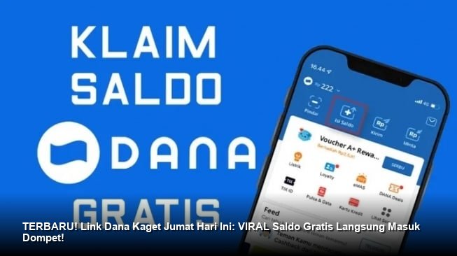 TERBARU! Link Dana Kaget Jumat Hari Ini: VIRAL Saldo Gratis Langsung Masuk Dompet!