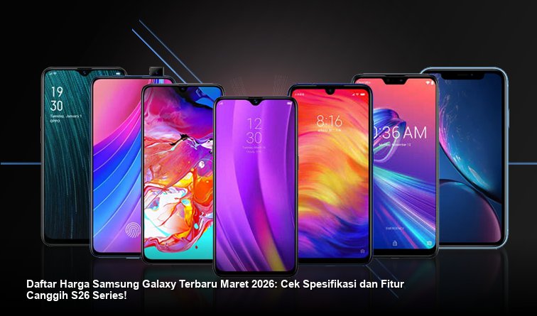 Daftar Harga Samsung Galaxy Terbaru Maret 2026: Cek Spesifikasi dan Fitur Canggih S26 Series!